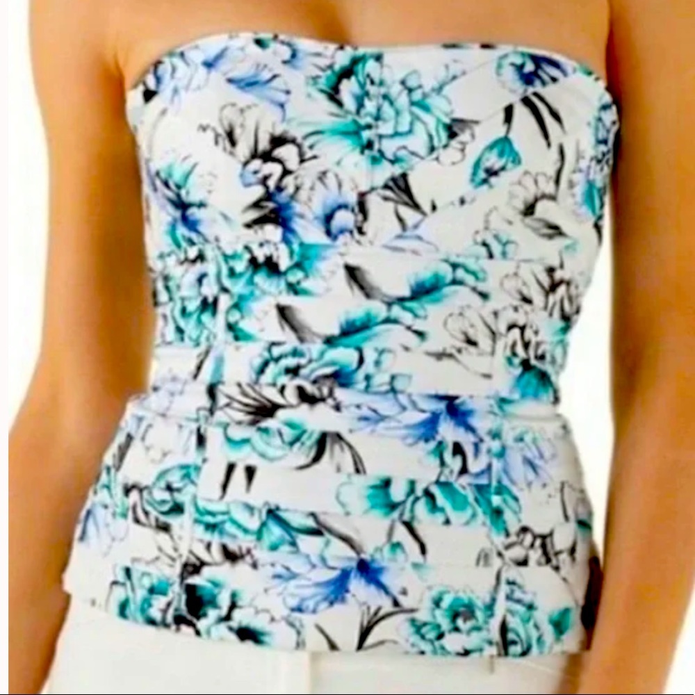 WhiteHouse | BlackMarket Blooming Seaside Bustier